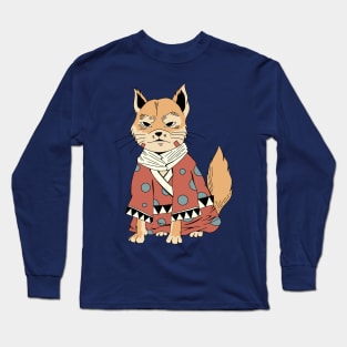 Shiba Japanese Style Long Sleeve T-Shirt